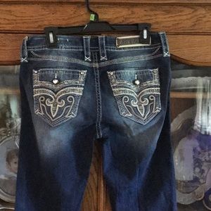 Rock revival mid rise boot jeans “Tali”